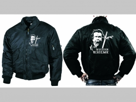 William Wallace - statočné srdce zimná letecká bunda BOMBER Winter Jacket s límcom, typ CWU z pevného materiálu s masívnym zipsom na zapínanie 100%nylón, čiastočne vodeodolná